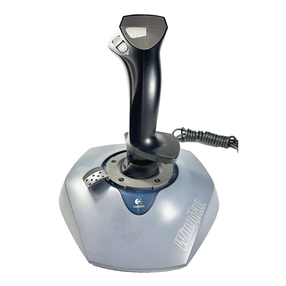 Logitech Wingman Attack Flight Vintage Wired Joystick J-YB11 Tested